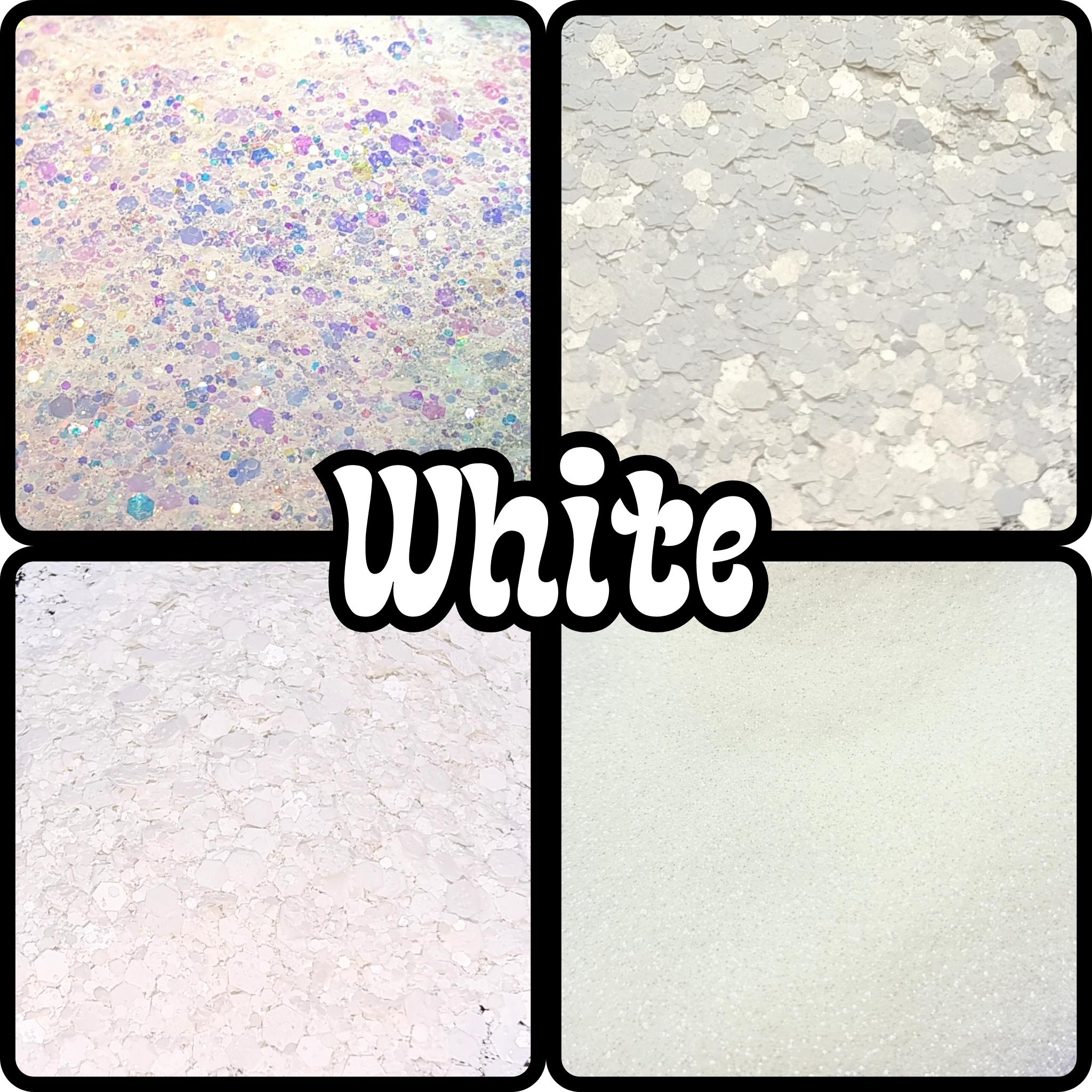 White Glitter – Mystique Glitter Co.