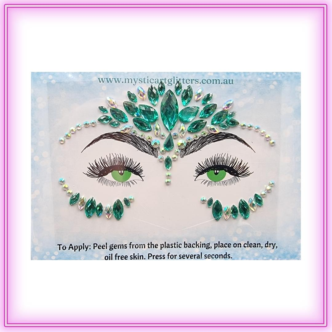 Secret Mystique Rhinestone Face Jewels - Iridescent