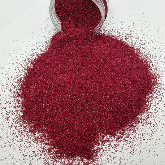 Biodegradable Glitter - Deep Magenta Red Ultra Fine Glitter