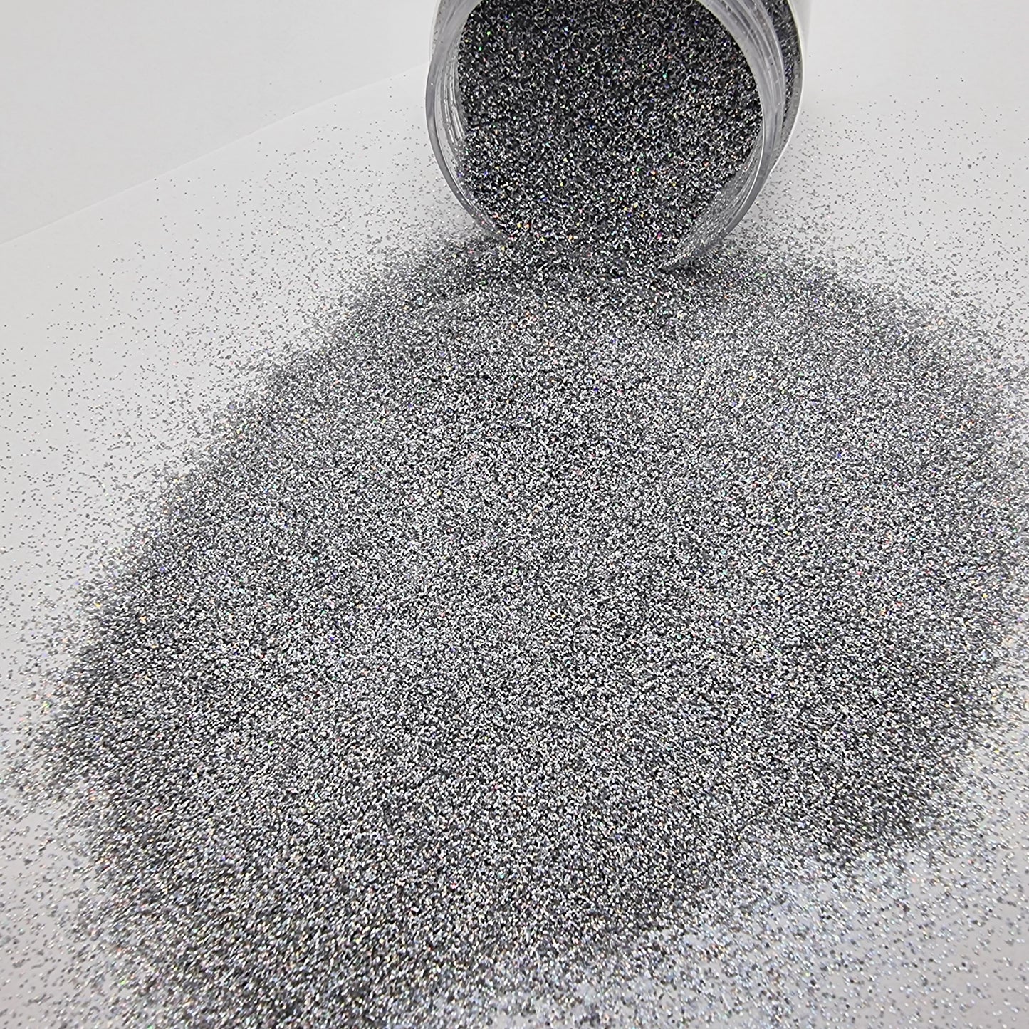 Biodegradable Glitter - Holographic Silver Ultra Fine Glitter