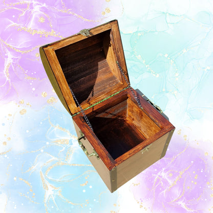 Wooden Memory Keepsake Chest